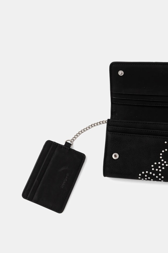 Πορτοφόλι Desigual POKER FACE MARIONA μαύρο 25WAYP46