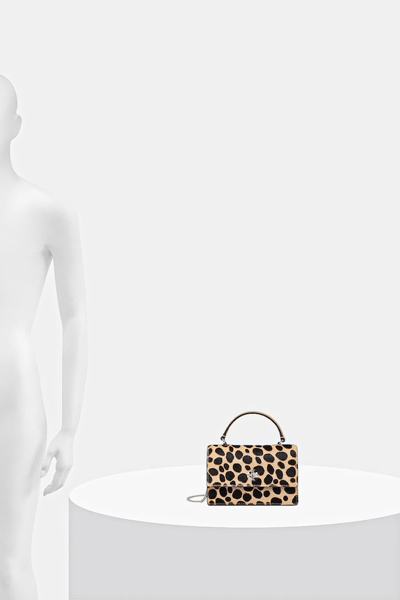 Tory Burch borsa a mano in pelle Kira Haircalf Mini 174399.250