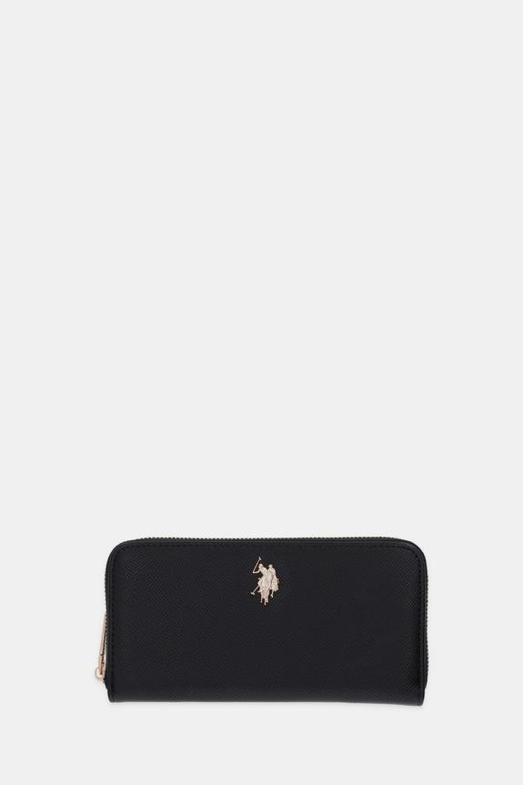 U.S. Polo Assn. denarnica ženska Jones Imitacija zrnatega usnja črna BEUJE8658WVP
