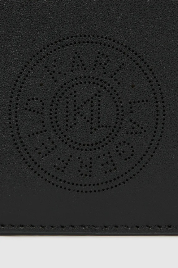 Αξεσουάρ Δερμάτινο πορτοφόλι Karl Lagerfeld IKON A4W32024 μαύρο