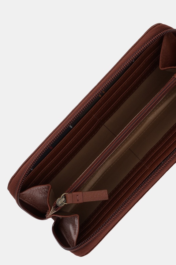 Аксесуари Шкіряний гаманець Barbour LLG0038 коричневий