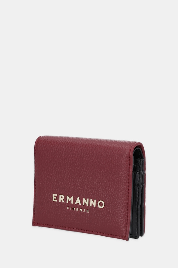 ERMANNO Firenze portofel 12600388 burgundia AW25