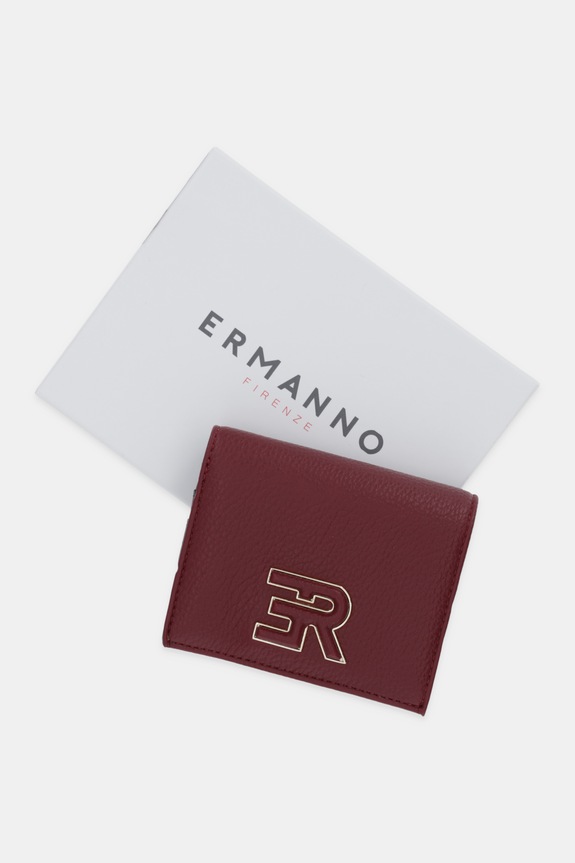 ERMANNO Firenze portofel 12600388 burgundia