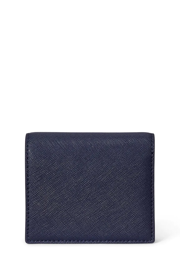 Lauren Ralph Lauren portfel skórzany 432962113 granatowy AW25