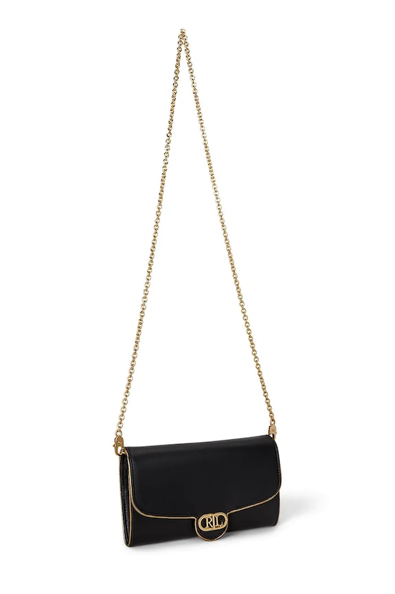 Kožená peňaženka Lauren Ralph Lauren 432964153 čierna AW25