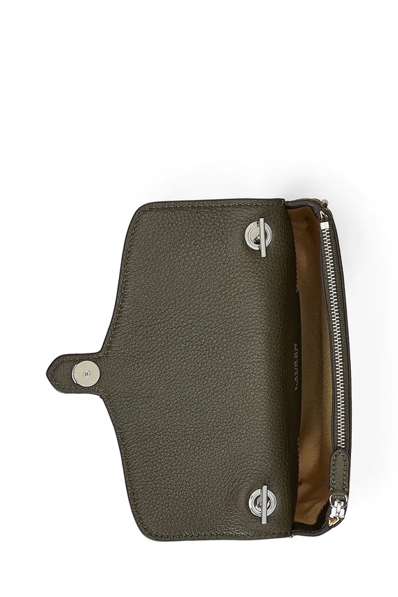 Kožená peňaženka Lauren Ralph Lauren zelená 432977374
