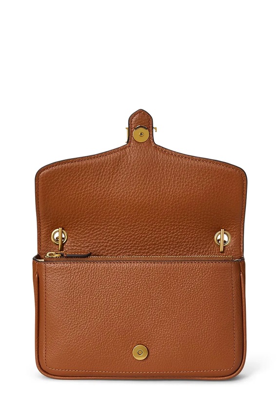 Lauren Ralph Lauren bőr pénztárca barna 432977374