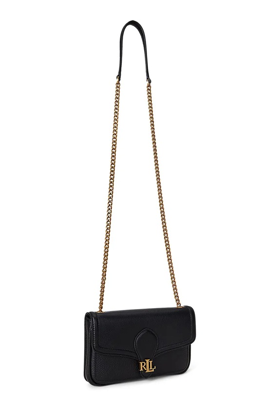 Lauren Ralph Lauren bőr pénztárca 432977374 fekete AW25