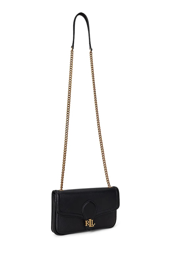 Lauren Ralph Lauren bőr pénztárca 432977374 fekete AW25