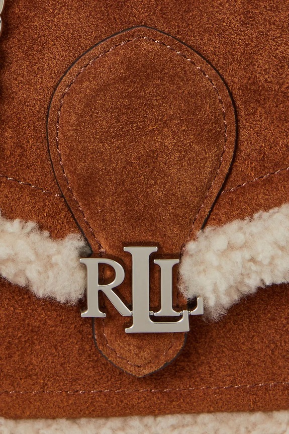 Lauren Ralph Lauren geantă de mana din piele intoarsa 432980754