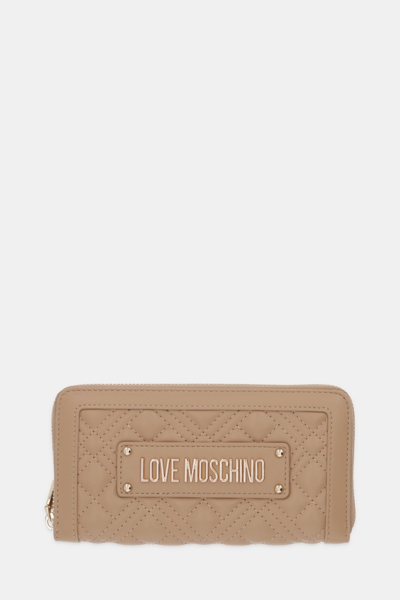 Портмоне Love Moschino изкуствена кожа кафяв JC5600PP0NLA0104