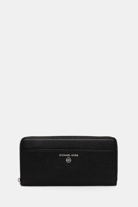 Δερμάτινο πορτοφόλι MICHAEL Michael Kors λείο δέρμα μαύρο 32R3ST9E3L