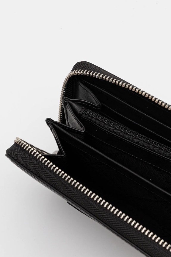 Δερμάτινο πορτοφόλι MICHAEL Michael Kors μαύρο 32R3ST9E3L