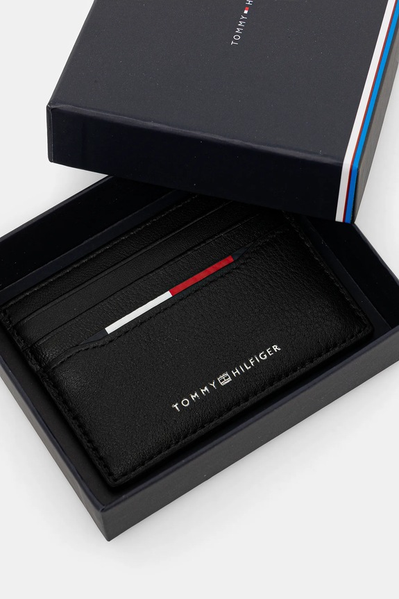 Accessori Tommy Hilfiger portacarte in pelle AM0AM13512 nero