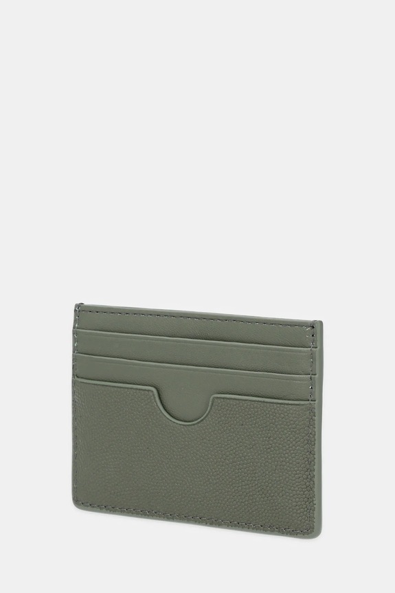 Tommy Hilfiger bőr kártya tok AM0AM13517 zöld AW25