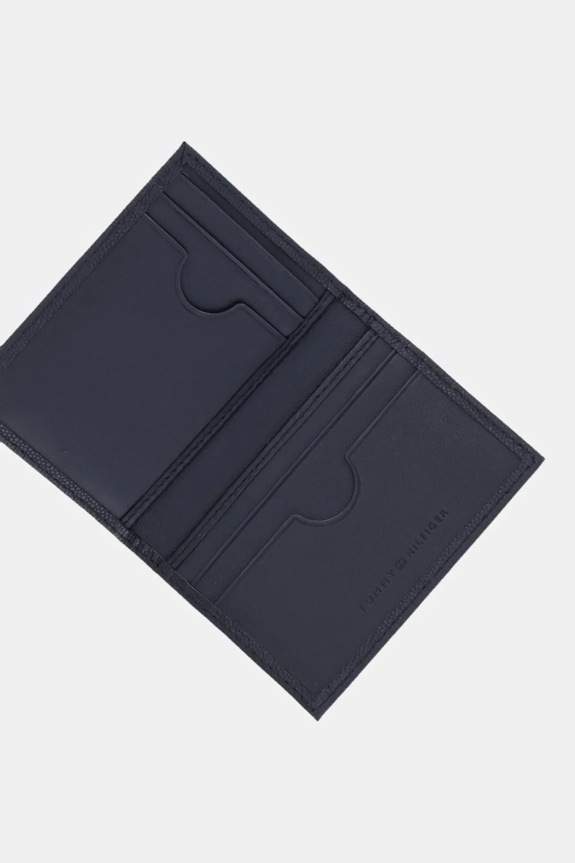 Tommy Hilfiger portacarte in pelle blu navy AM0AM13522