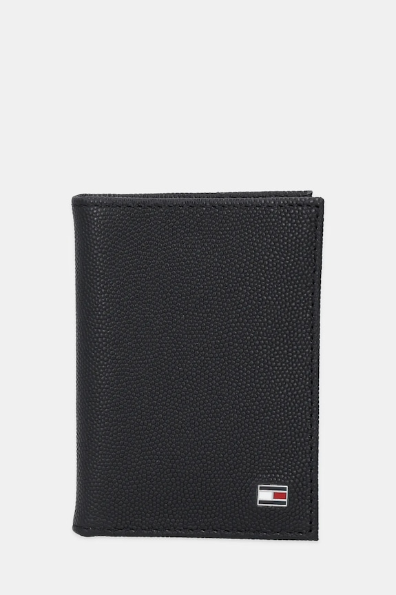 Kožni etui za kartice Tommy Hilfiger etui za kartice crna AM0AM13522