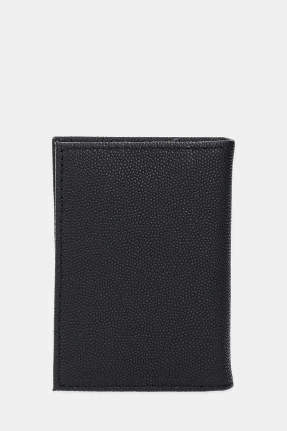 Kožni etui za kartice Tommy Hilfiger AM0AM13522 crna AW25