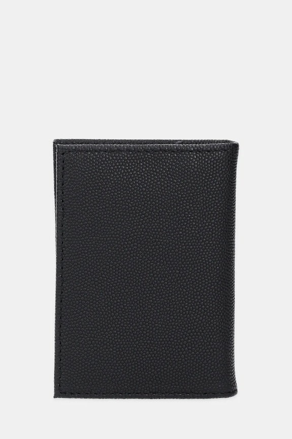 Kožni etui za kartice Tommy Hilfiger AM0AM13522 crna AW25