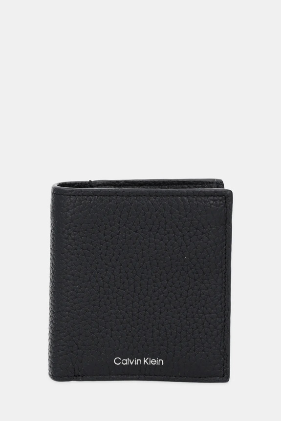 Calvin Klein portofel de piele piele negru LV04D1027G