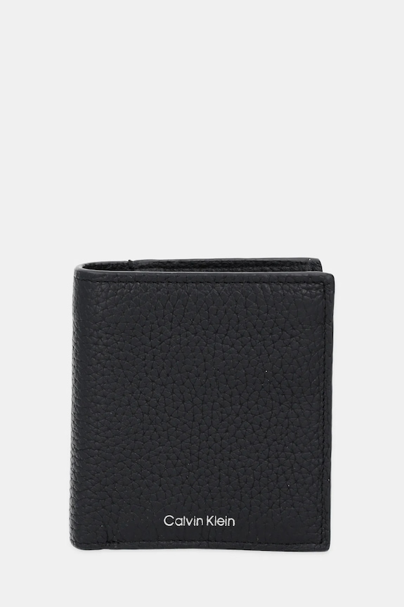 Calvin Klein portofel de piele piele negru LV04D1027G