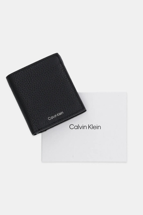 Calvin Klein portofel de piele LV04D1027G negru