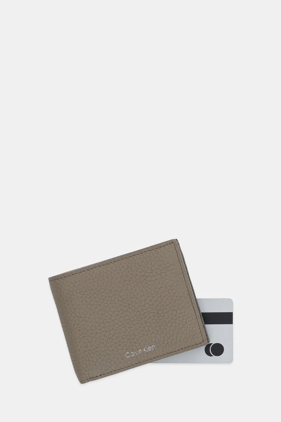 Doplnky Kožená peňaženka Calvin Klein LV04D1028G hnedá