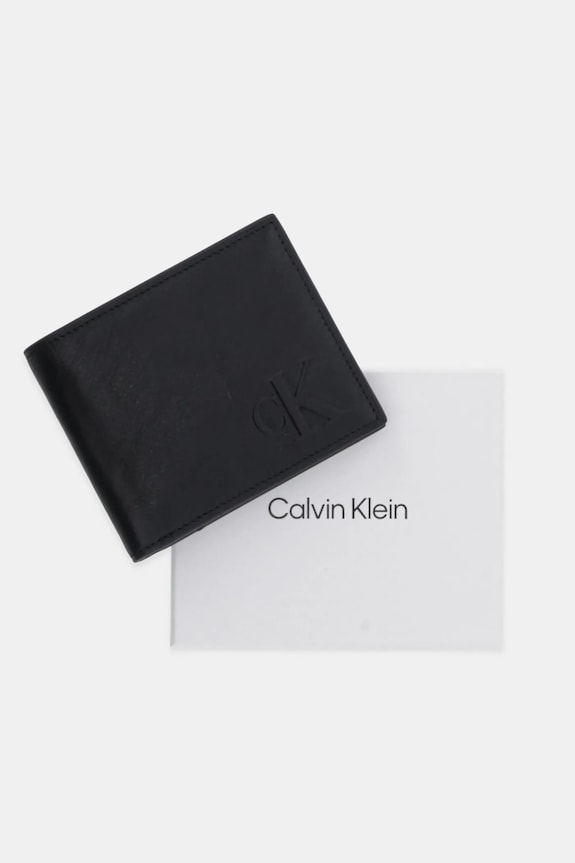 Calvin Klein portofel de piele LV04G1071G negru