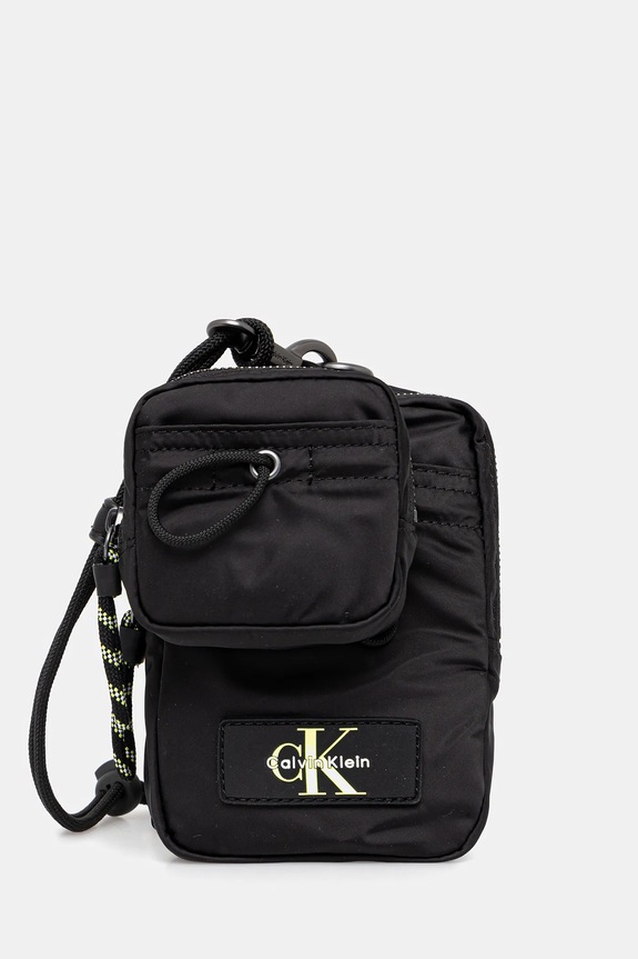 Malá taška Calvin Klein jednofarebný čierna LV04G1080G