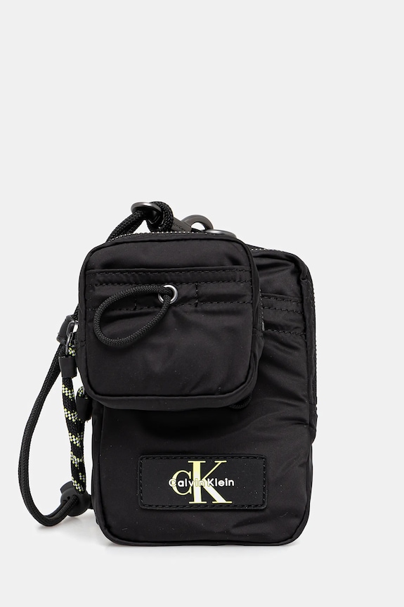 Malá taška Calvin Klein jednofarebný čierna LV04G1080G