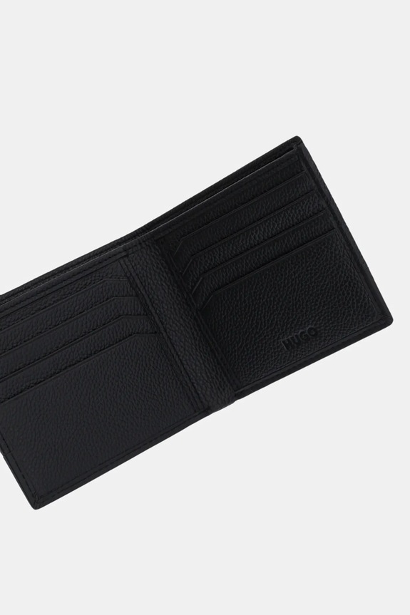 HUGO bőr pénztárca fekete 50548314