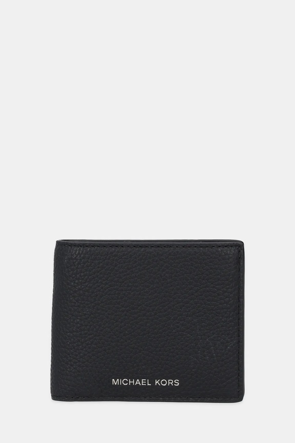 Michael Kors portofel de piele HUDSON piele negru 39S4LHUF2L