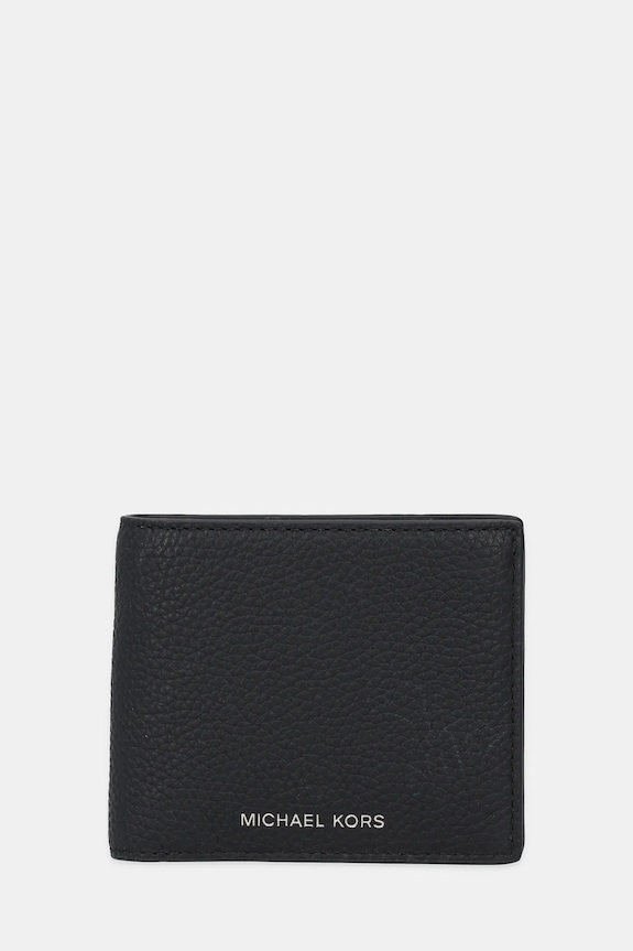 Michael Kors portofel de piele HUDSON piele negru 39S4LHUF2L