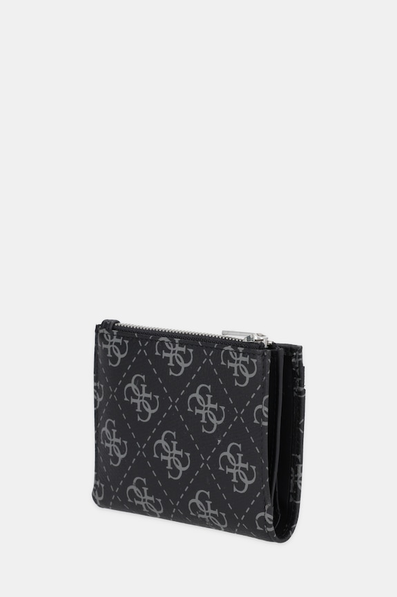 Kožená peňaženka Guess MILANO SMMALO.LEA03 čierna SS26