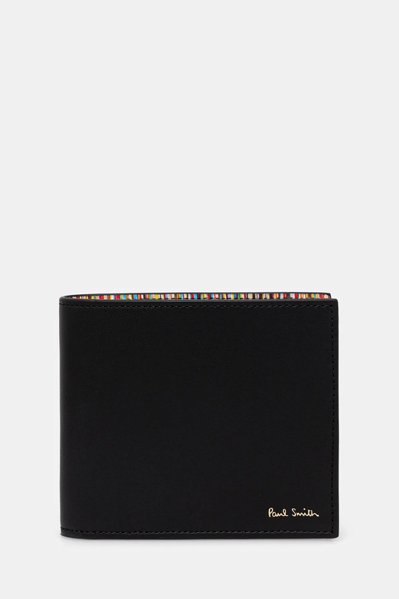 Paul Smith portfel skórzany 0 gładkie czarny M1A.4832.CMULTI