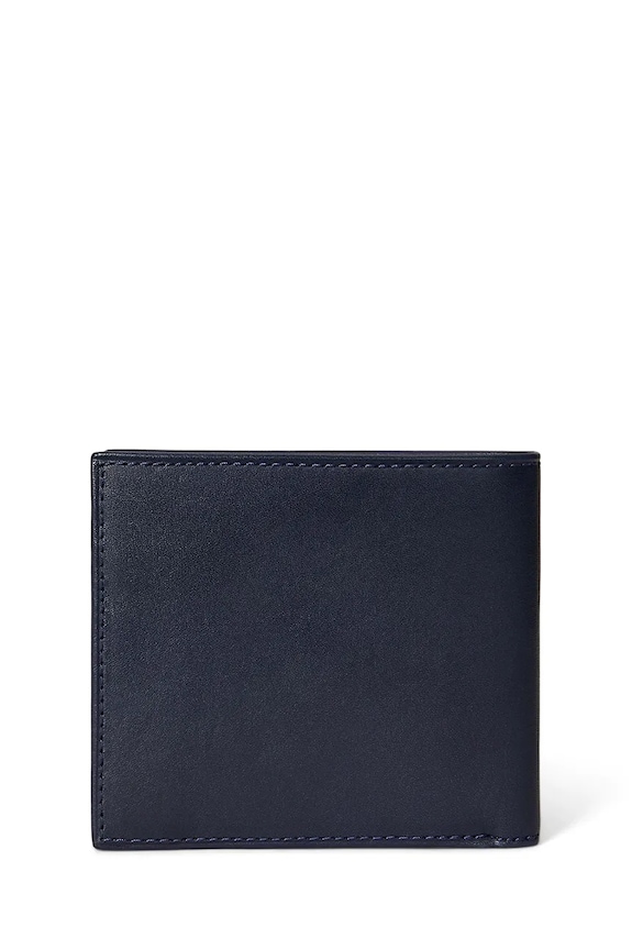 Kožená peněženka Polo Ralph Lauren 405974619 námořnická modř AW25