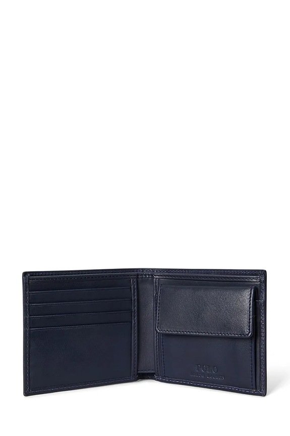 Doplňky Kožená peněženka Polo Ralph Lauren 405974619 námořnická modř