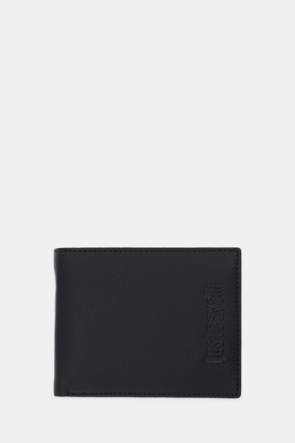 Just Cavalli portafoglio in pelle semplice nero 79QA5PZ3.ZP361