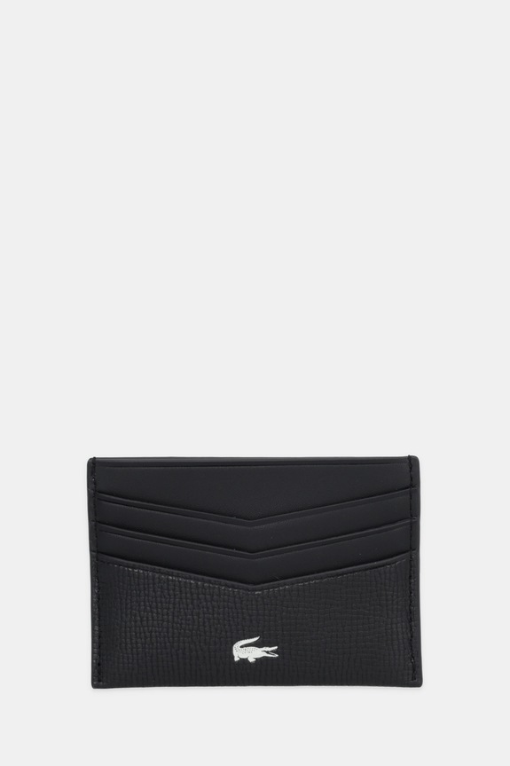 Lacoste etui na karty skórzane etui na karty czarny NH5056OI