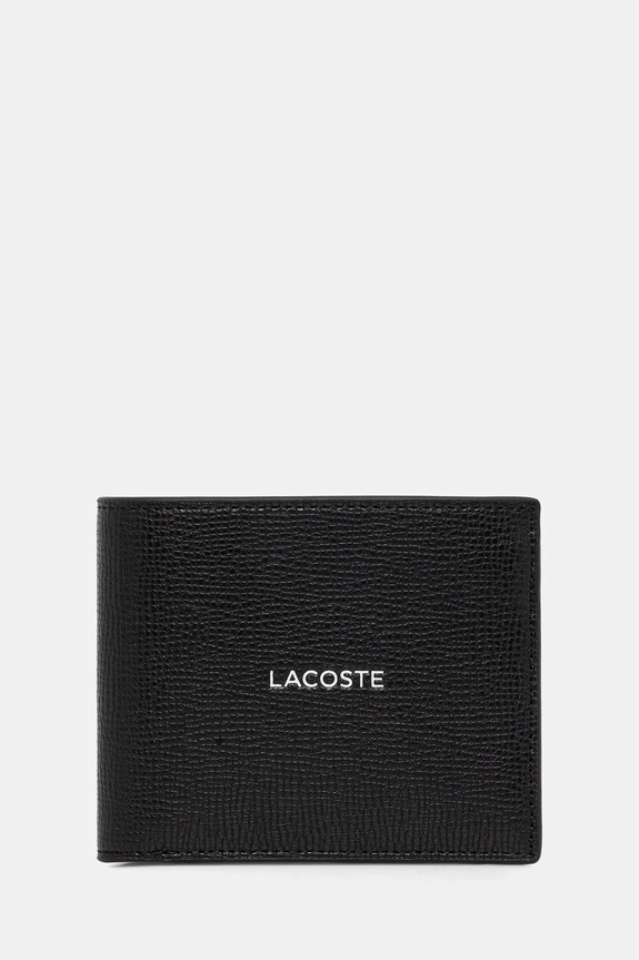 Kožni novčanik Lacoste GIFTBOX bez uzorka crna NH5054OI