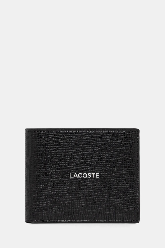 Kožni novčanik Lacoste GIFTBOX bez uzorka crna NH5054OI