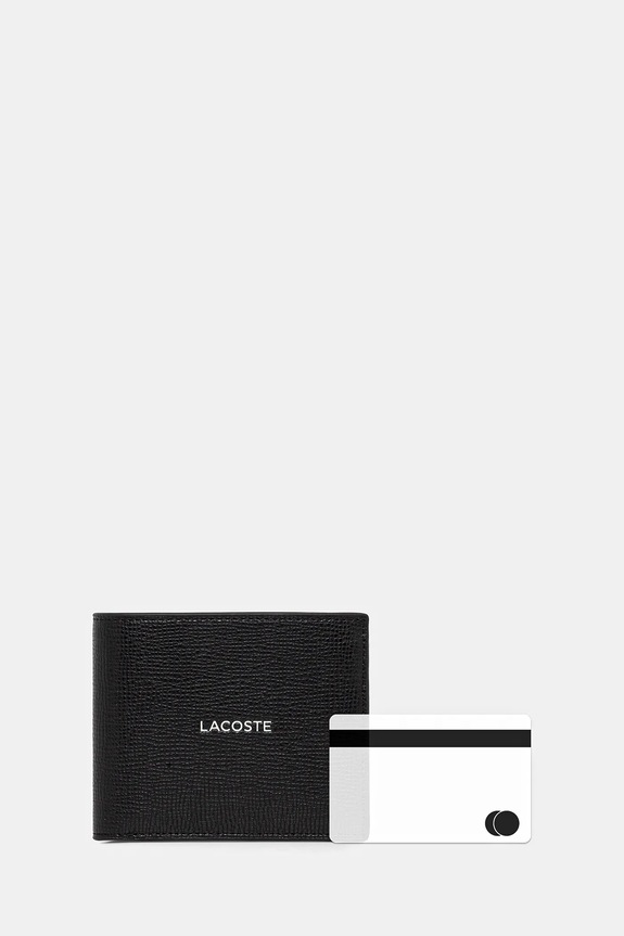 Kožni novčanik Lacoste GIFTBOX NH5054OI crna