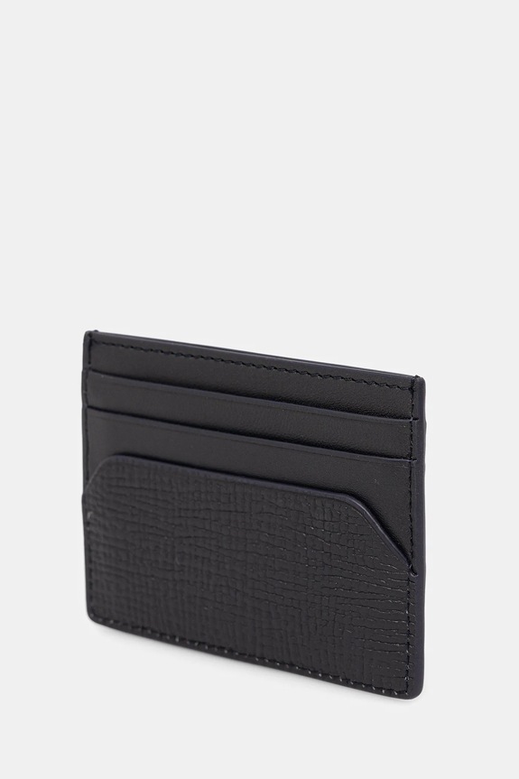 Kožni etui za kartice Tommy Hilfiger AM0AM13707 mornarsko plava AW25