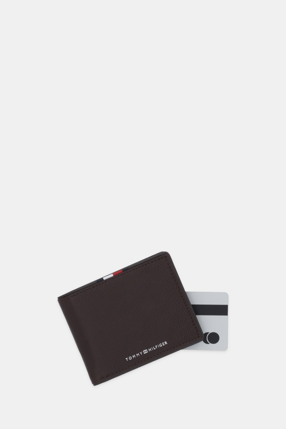 Αξεσουάρ Δερμάτινο πορτοφόλι Tommy Hilfiger AM0AM13739 καφέ