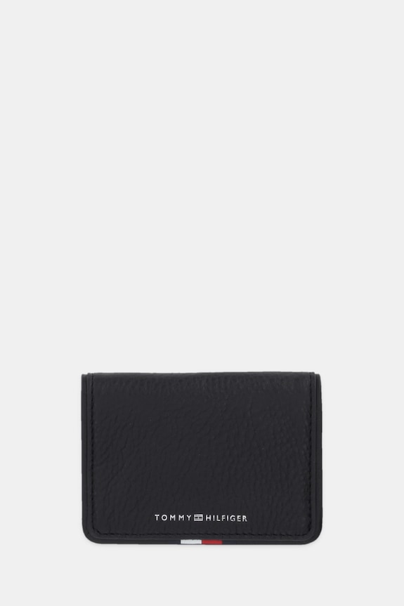 Tommy Hilfiger etui na karty skórzane etui na karty czarny AM0AM13840