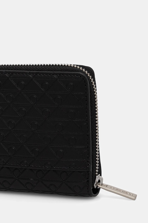 Calvin Klein portfel skórzany LV04D1088G czarny AW25