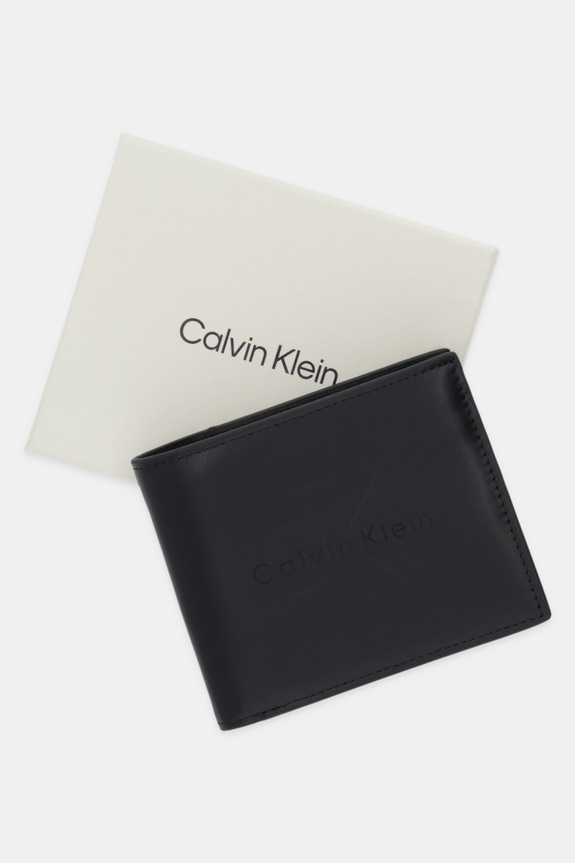 Usnjena denarnica Calvin Klein LV04D1156G črna
