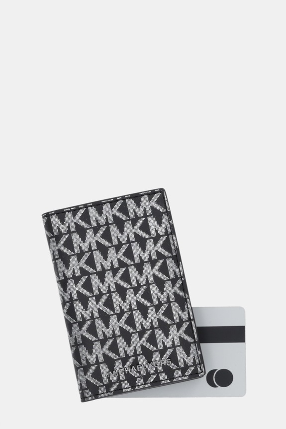 Michael Kors carcasa cardului negru 39F5LHDD1L