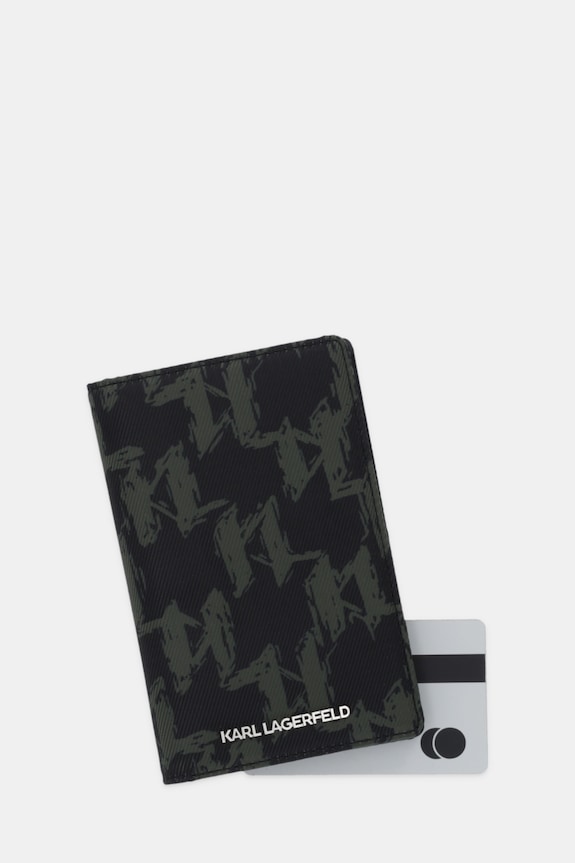 Akcesoria Karl Lagerfeld portfel K/MONOGRAM A4M32049 czarny