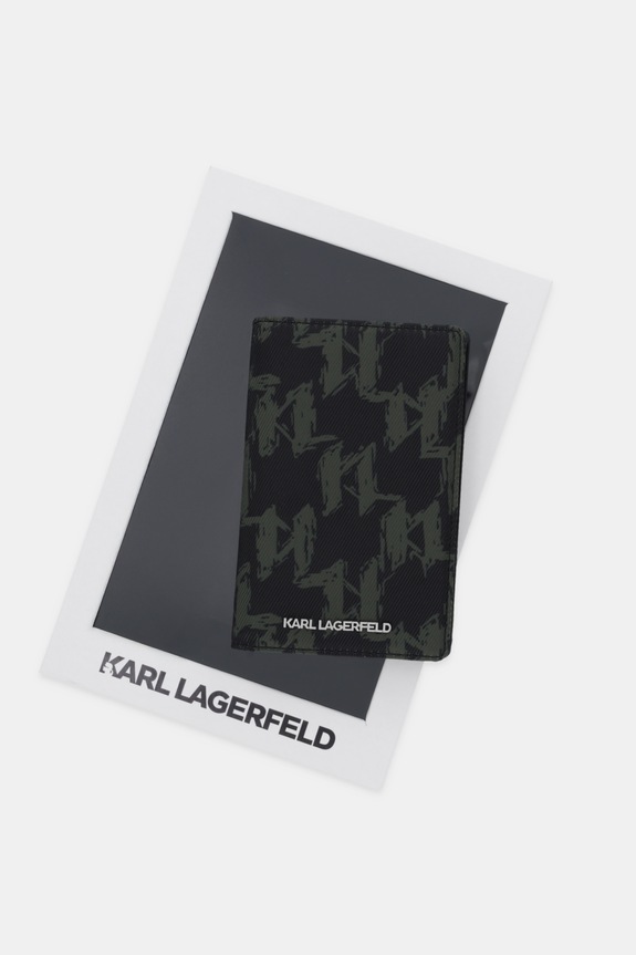 Karl Lagerfeld portfel K/MONOGRAM A4M32049 czarny